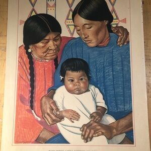 Vintage Winold Reiss Lithograph Print